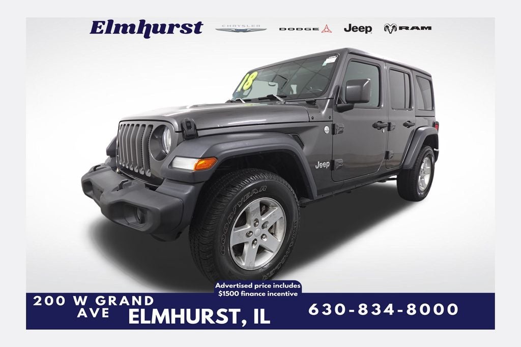 2018 Jeep Wrangler Unlimited Sport