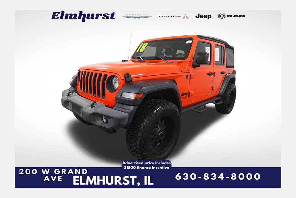 2018 Jeep Wrangler Unlimited Sport S