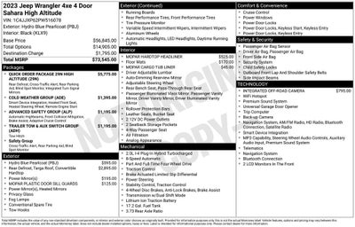 2023 Jeep Wrangler High Altitude 4xe