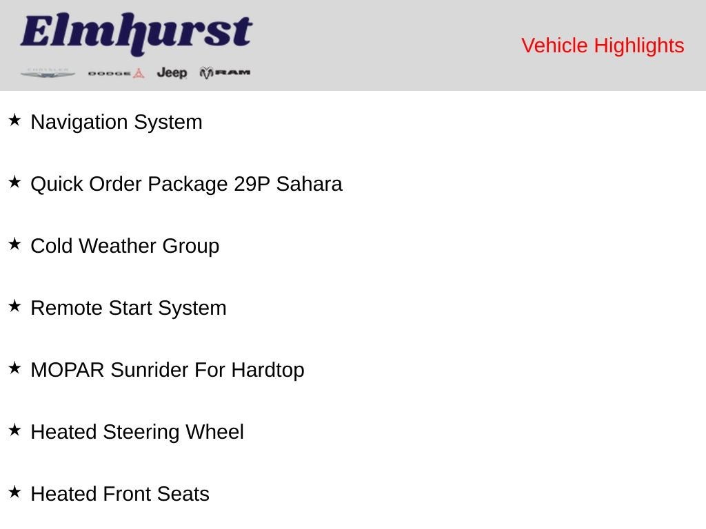 2023 Jeep Wrangler Sahara