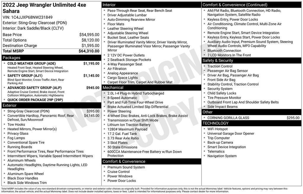 2022 Jeep Wrangler Unlimited Sahara 4xe