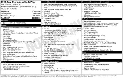 2019 Jeep Cherokee Latitude Plus