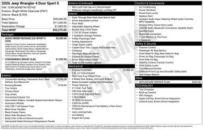 2026 Jeep Wrangler Sport S