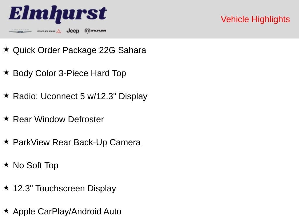 2024 Jeep Wrangler Sahara