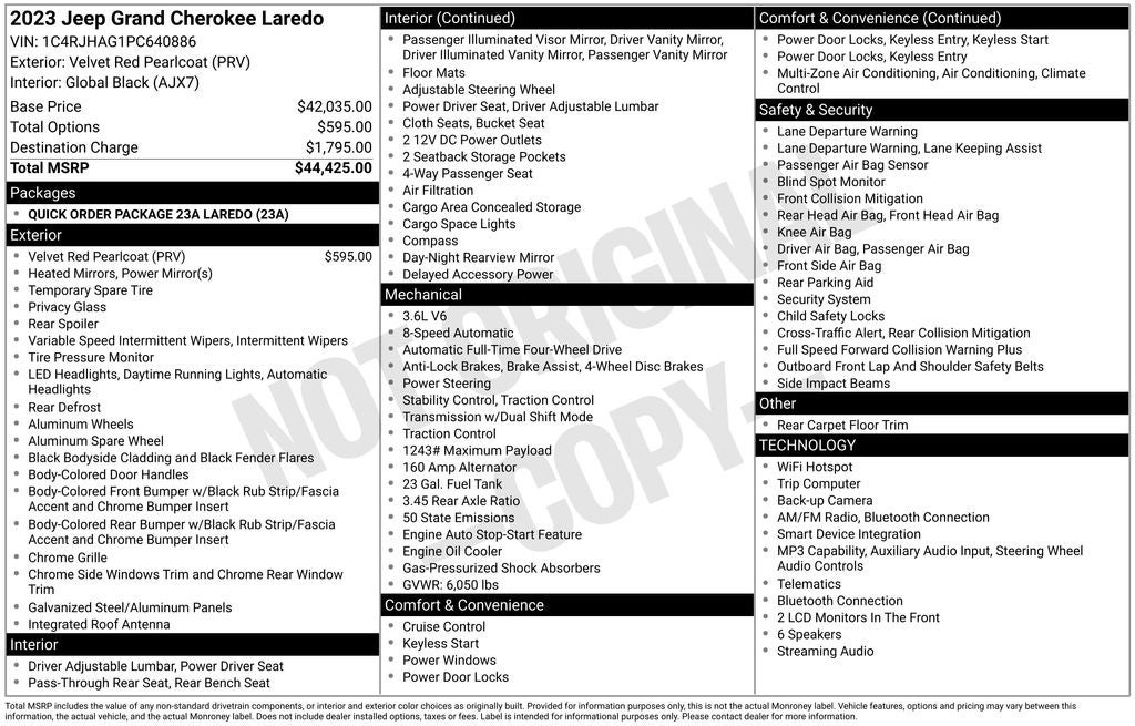 2023 Jeep Grand Cherokee Laredo