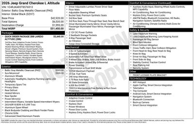 2026 Jeep Grand Cherokee L Laredo