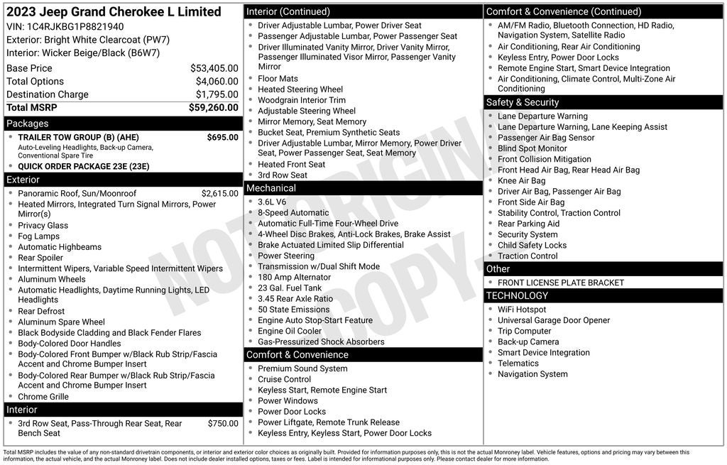 2023 Jeep Grand Cherokee L Limited