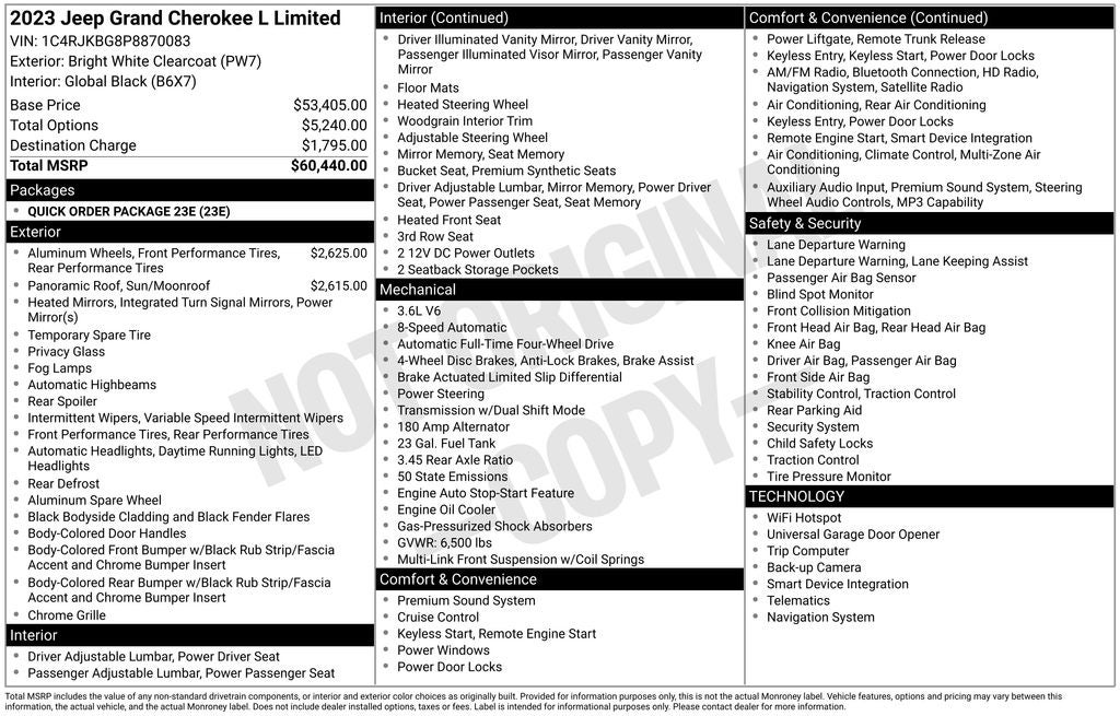 2023 Jeep Grand Cherokee L Limited