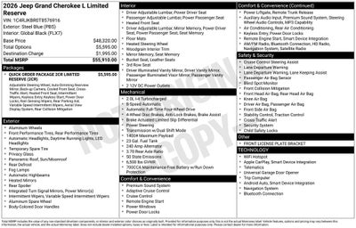 2026 Jeep Grand Cherokee L Limited
