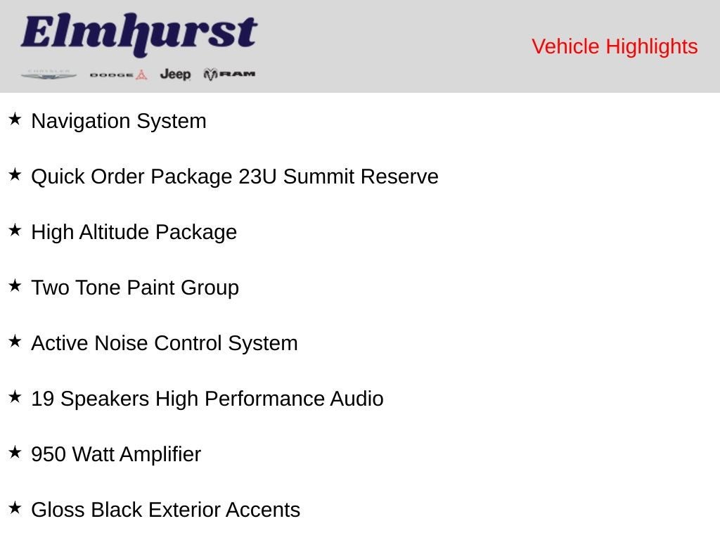 2024 Jeep Grand Cherokee L Summit