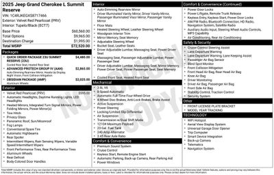 2025 Jeep Grand Cherokee L Summit