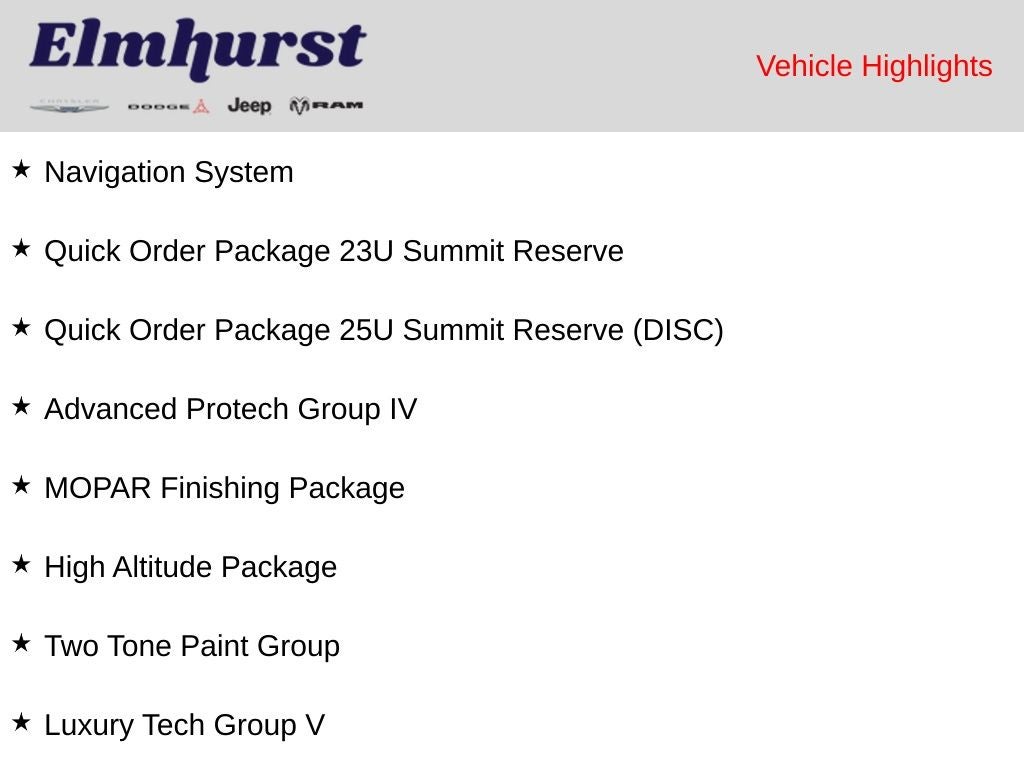 2024 Jeep Grand Cherokee L Summit