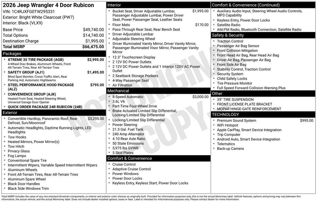 2026 Jeep Wrangler Rubicon