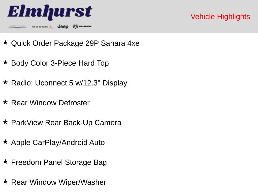 2025 Jeep Wrangler Sahara