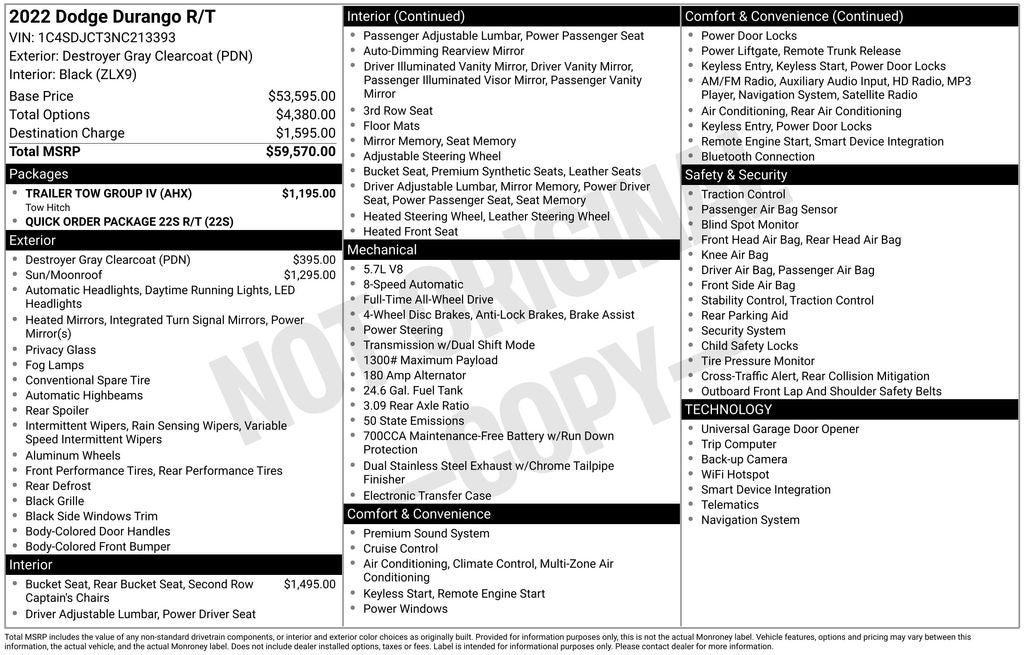 2022 Dodge Durango R/T