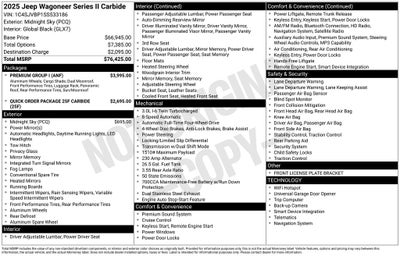 2025 Jeep Wagoneer Series II