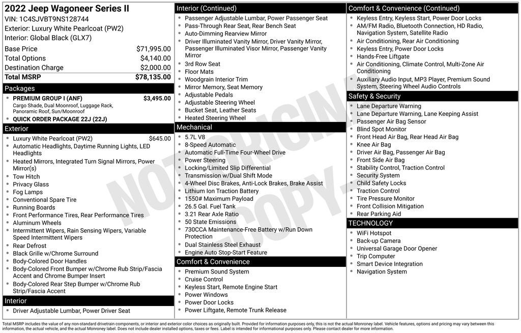 2022 Jeep Wagoneer Series II