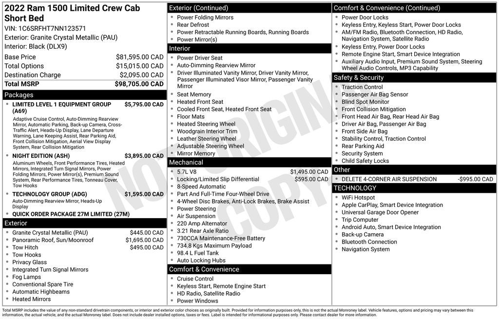 2022 RAM 1500 Limited