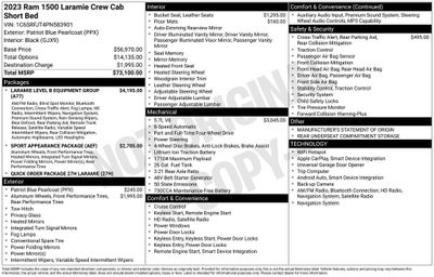 2023 RAM 1500 Laramie