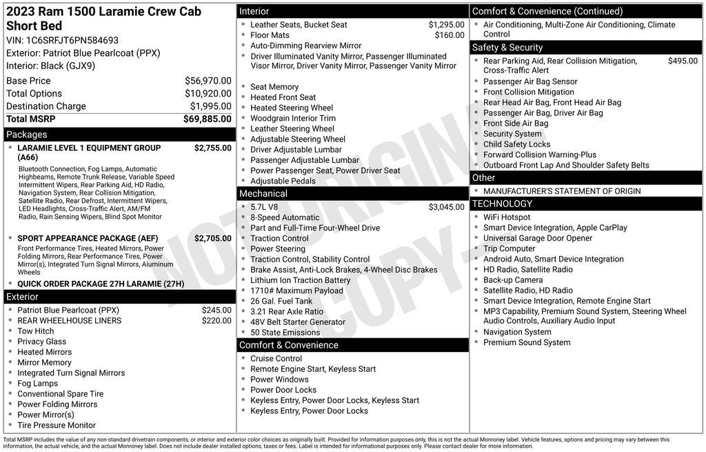 2023 RAM 1500 Laramie