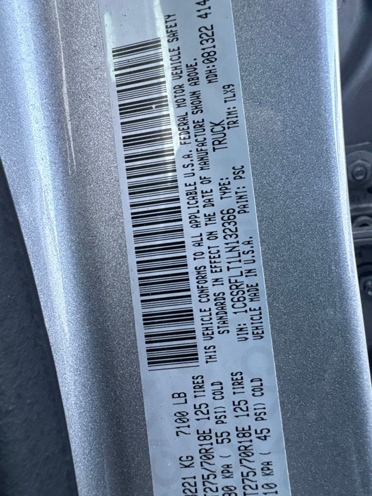 2020 RAM 1500 Rebel