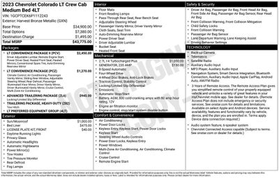 2023 Chevrolet Colorado 4WD LT
