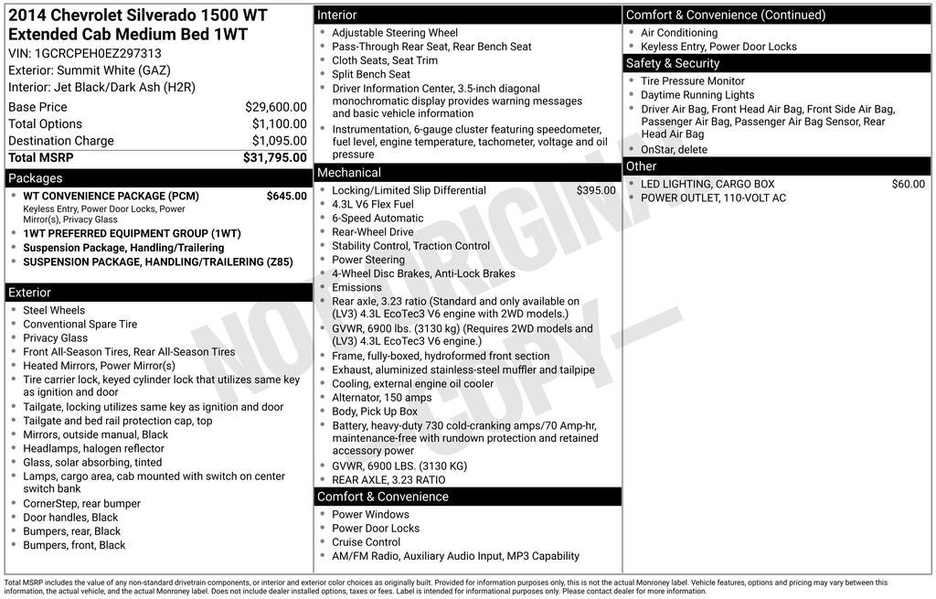 2014 Chevrolet Silverado 1500 Work Truck