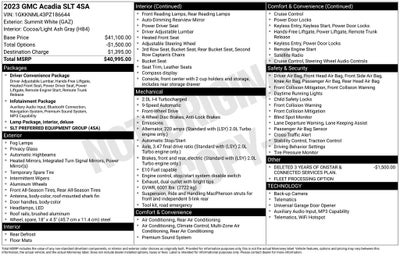 2023 GMC Acadia SLT