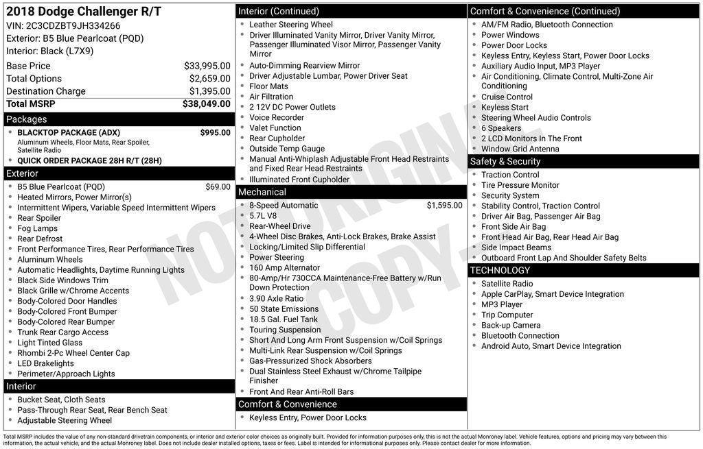 2018 Dodge Challenger R/T
