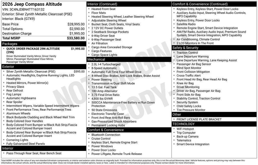 2026 Jeep Compass Latitude