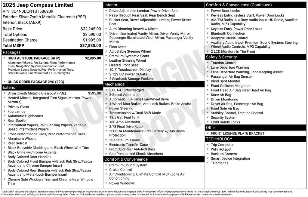 2025 Jeep Compass Limited