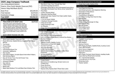 2025 Jeep Compass Trailhawk