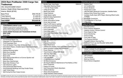 2024 RAM ProMaster 2500 High Roof 136 WB