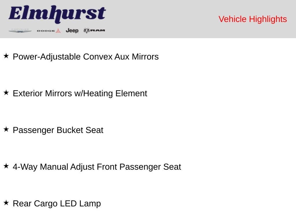 2024 RAM ProMaster Cargo Van High Roof