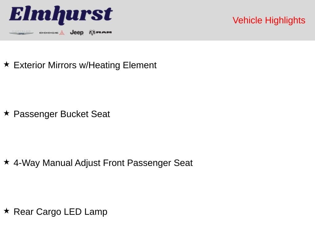 2025 RAM ProMaster 2500 High Roof 159 WB