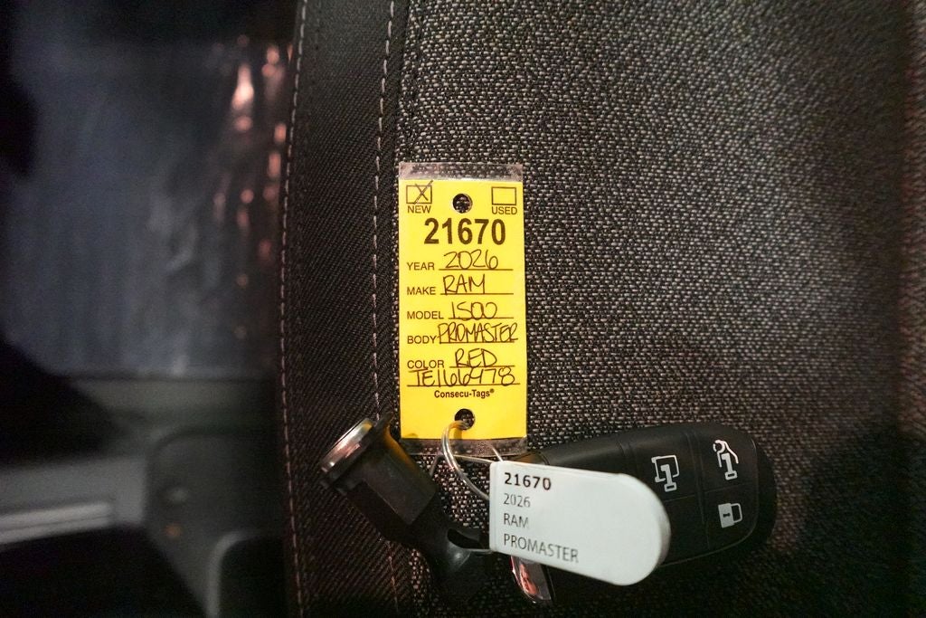 2026 RAM ProMaster 1500 Low Roof