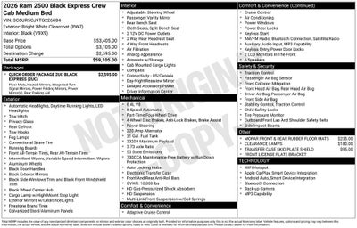 2026 RAM 2500 Tradesman