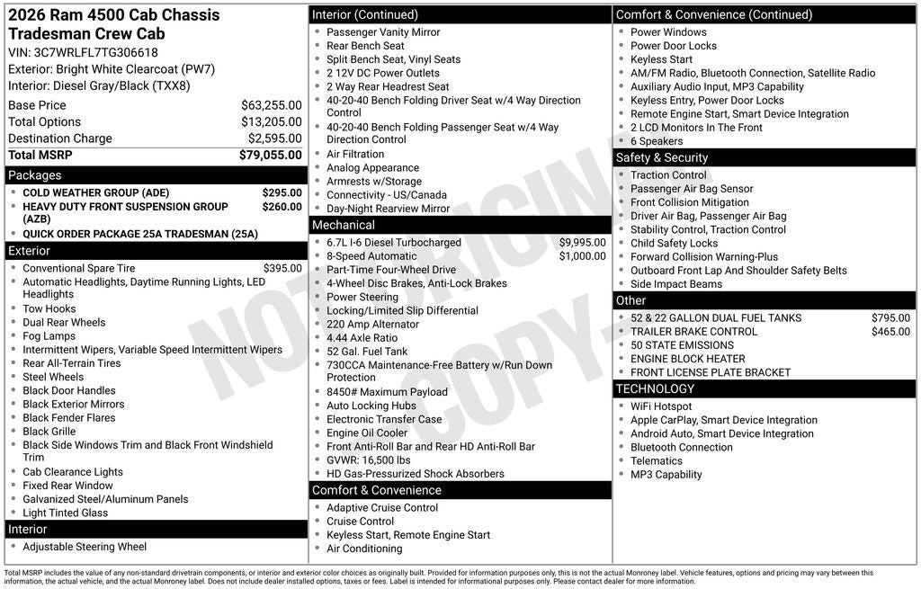 2026 RAM 4500HD Tradesman