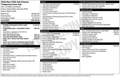 2026 RAM 5500HD Tradesman
