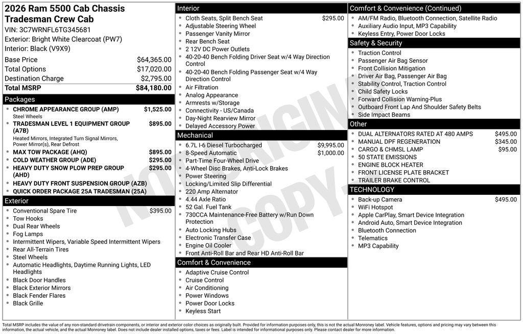 2026 RAM 5500HD Tradesman