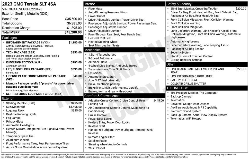 2023 GMC Terrain SLT