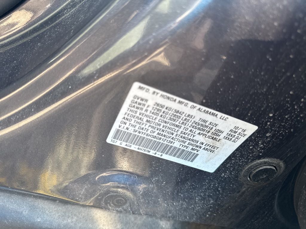 2016 Honda Pilot EX-L