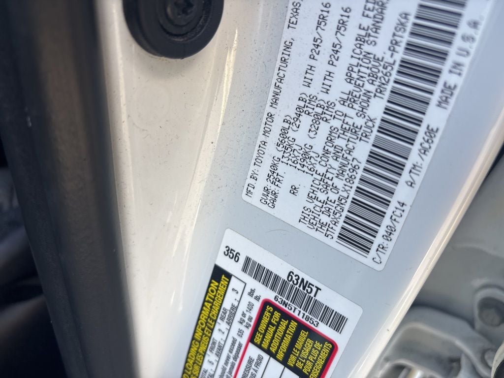 2020 Toyota Tacoma SR