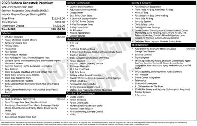 2023 Subaru Crosstrek Premium