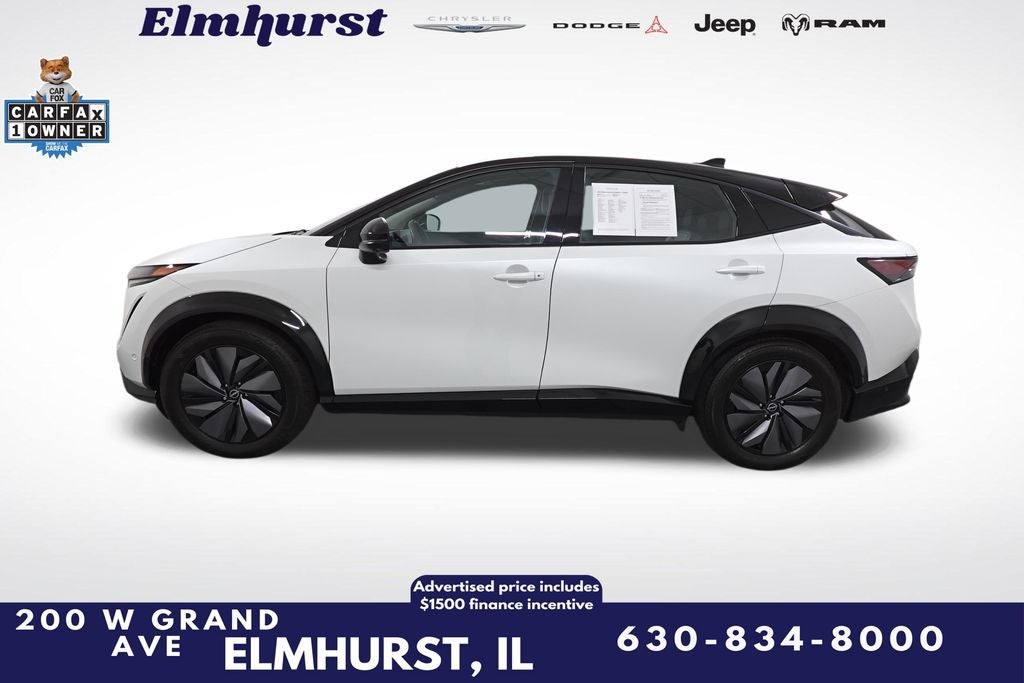 Used 2024 Nissan ARIYA Platinum+ with VIN JN1DF0CD4RM732588 for sale in Elmhurst, IL