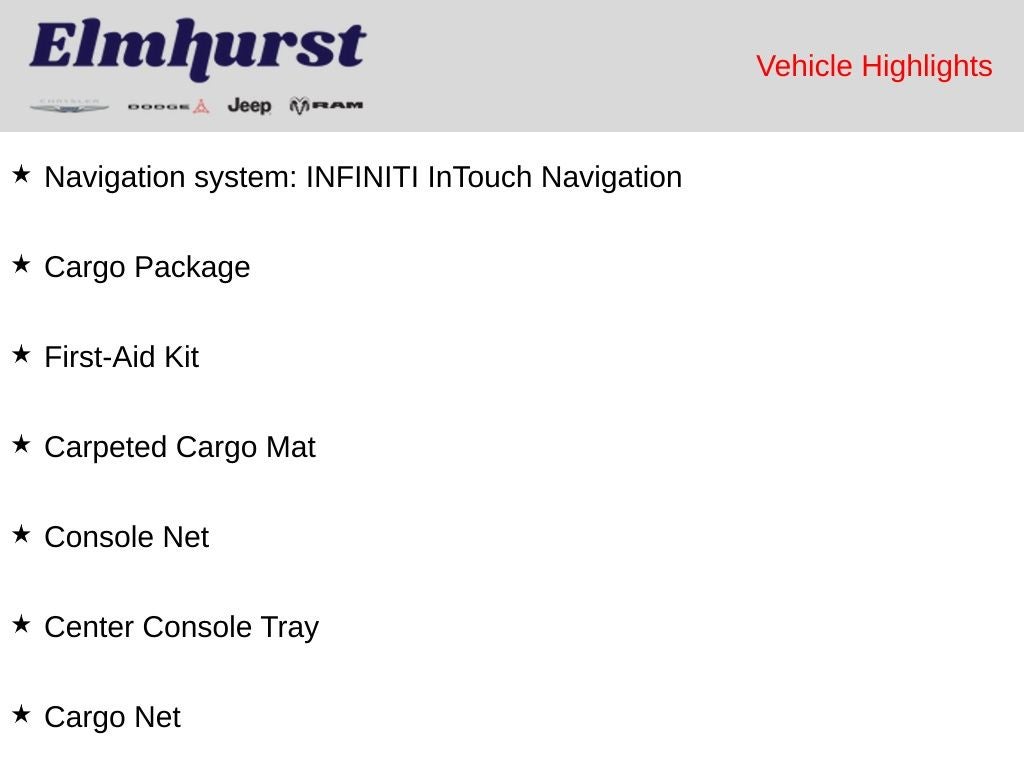 2023 INFINITI QX80 Sensory