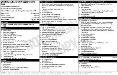 2024 Buick Encore GX Sport Touring