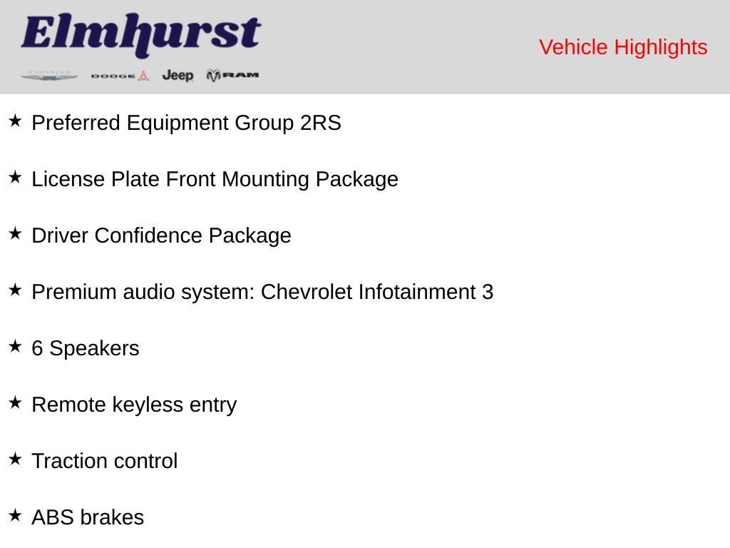 2025 Chevrolet Trax 2RS