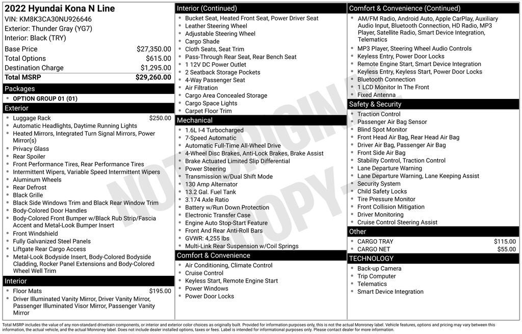 2022 Hyundai Kona N Line