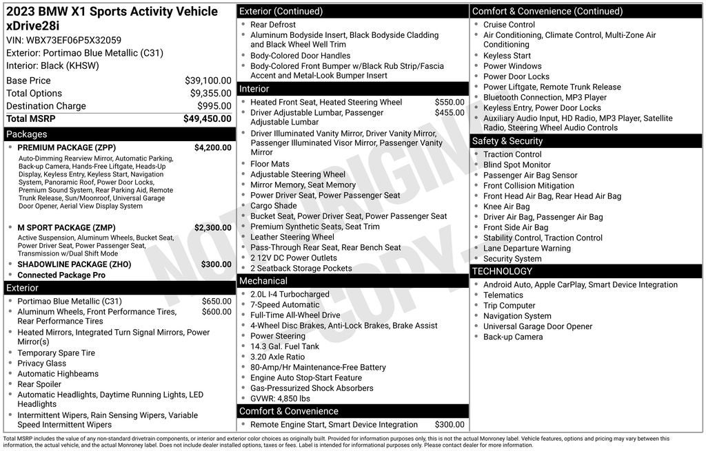 2023 BMW X1 xDrive28i